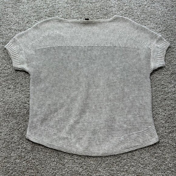 Tommy Bahama Womens Gray Short-Sleeve Knit Sweater Top S/P - Picture 2 of 9